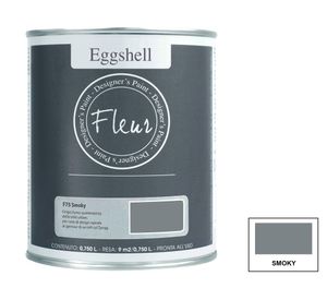 Pintura 750 ml Eggshell smoky semi satín Fleur