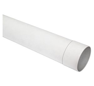 Tubo bajada canaleta 3 m PVC blanco