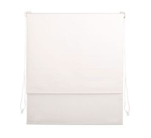 Cortina roller doble blackout 140x165 cm liso blanco Cotidiana