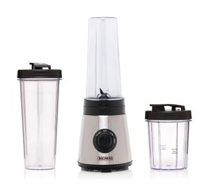 Licuadora personal 600 ml Blender TH-300PB cromo Thomas