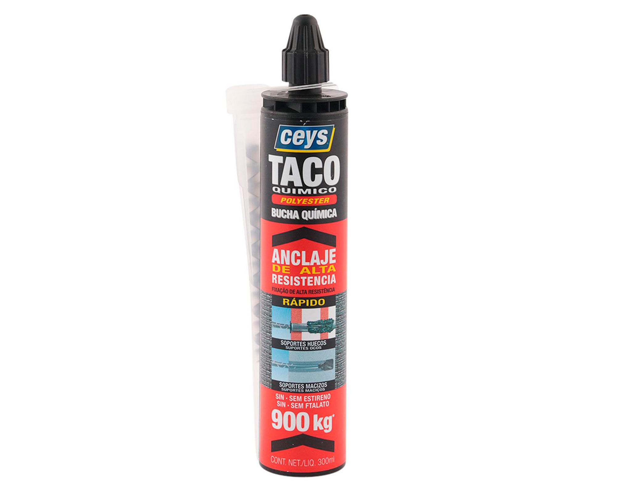 Anclaje químico 300 ml Poliéster Ceys