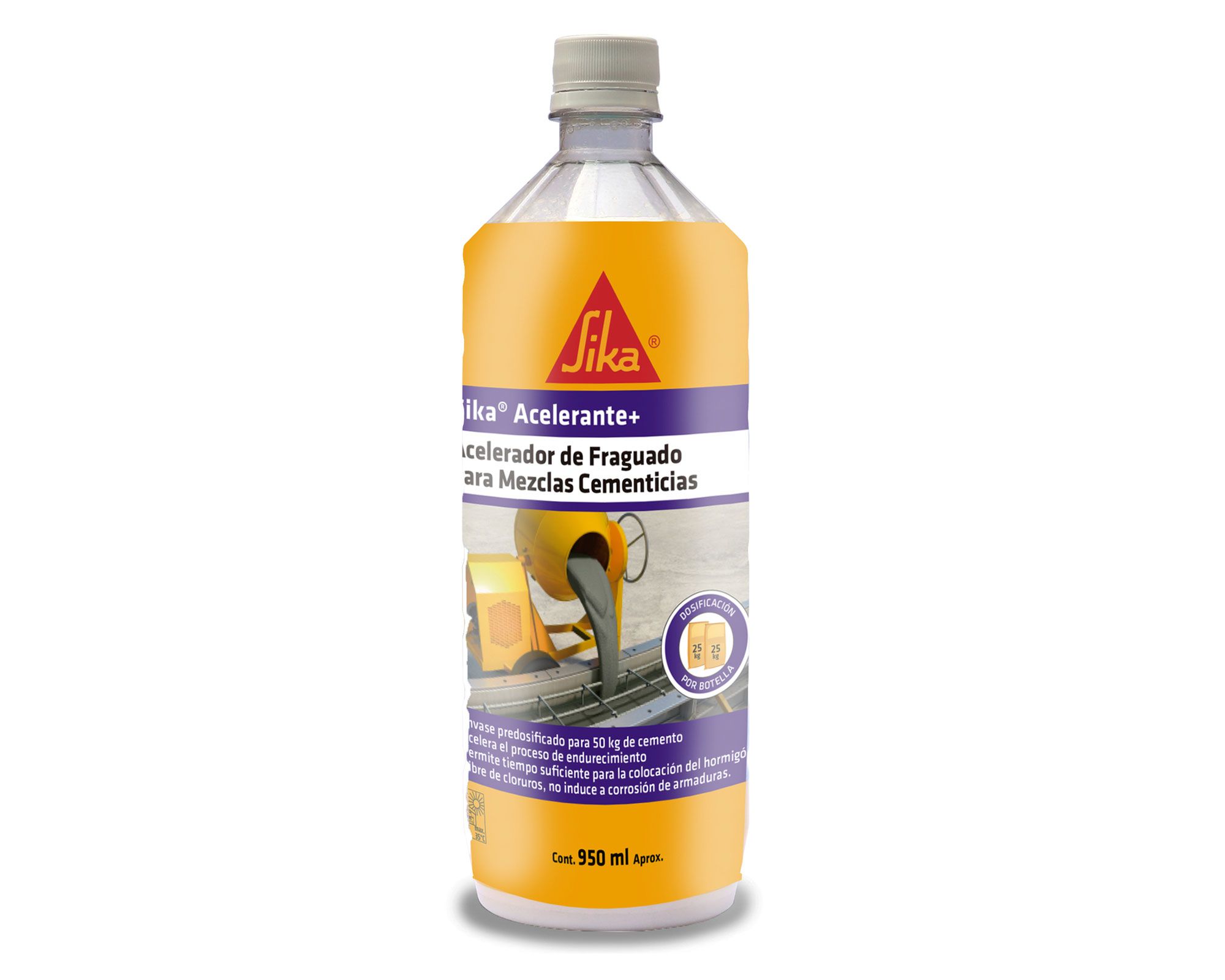 Acelerador de fraguado 1 litro ultra rápido Sika