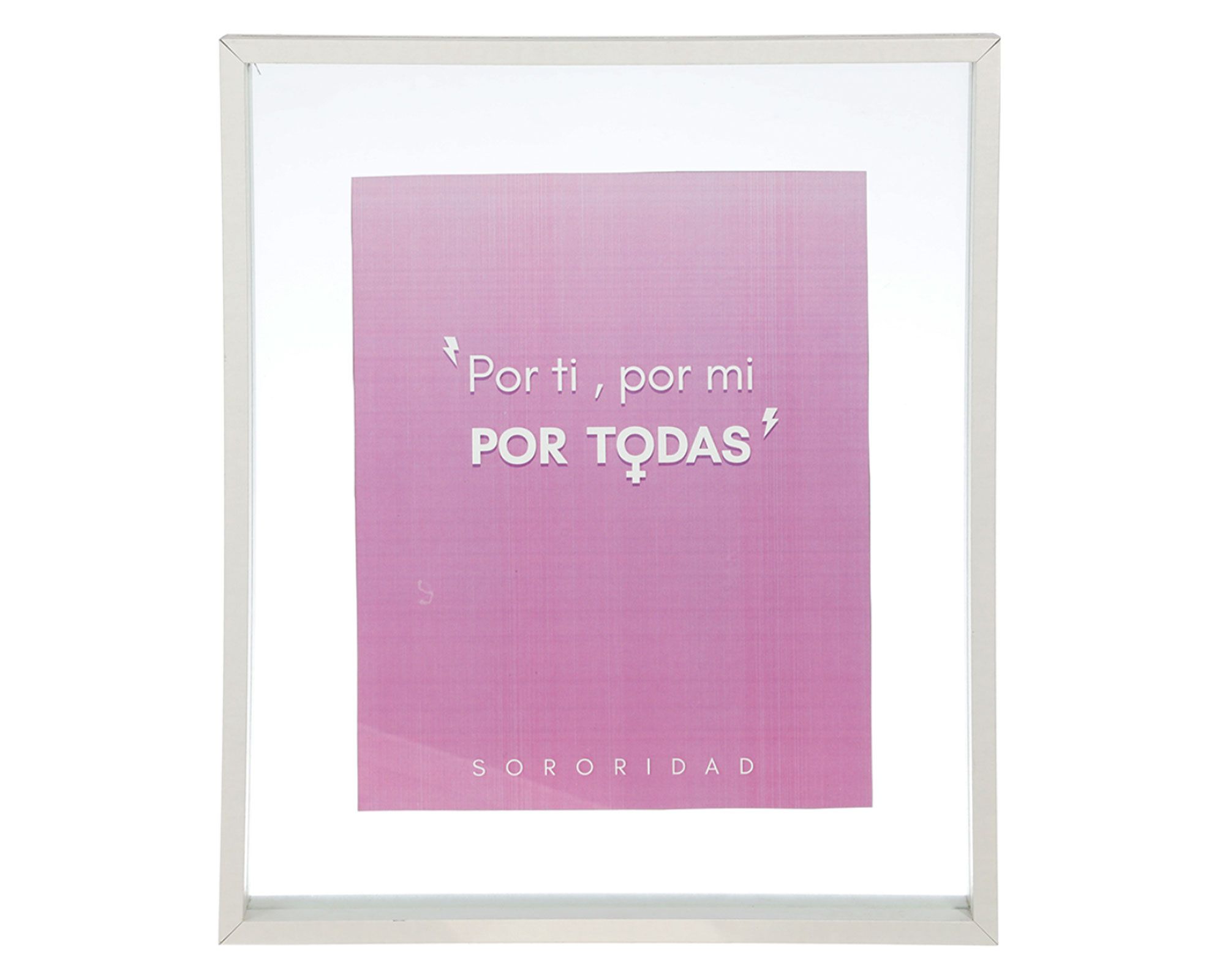 M+Design Marco flotante 20x25 cm blanco