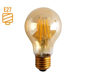 Ampolleta filamento LED 40W E27 luz cálida Ledzone