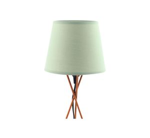 Lámpara sobremesa 1L E14 Gatria base cobre Abitare