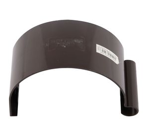 Unión canaleta PVC café