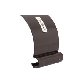 Unión canaleta PVC café