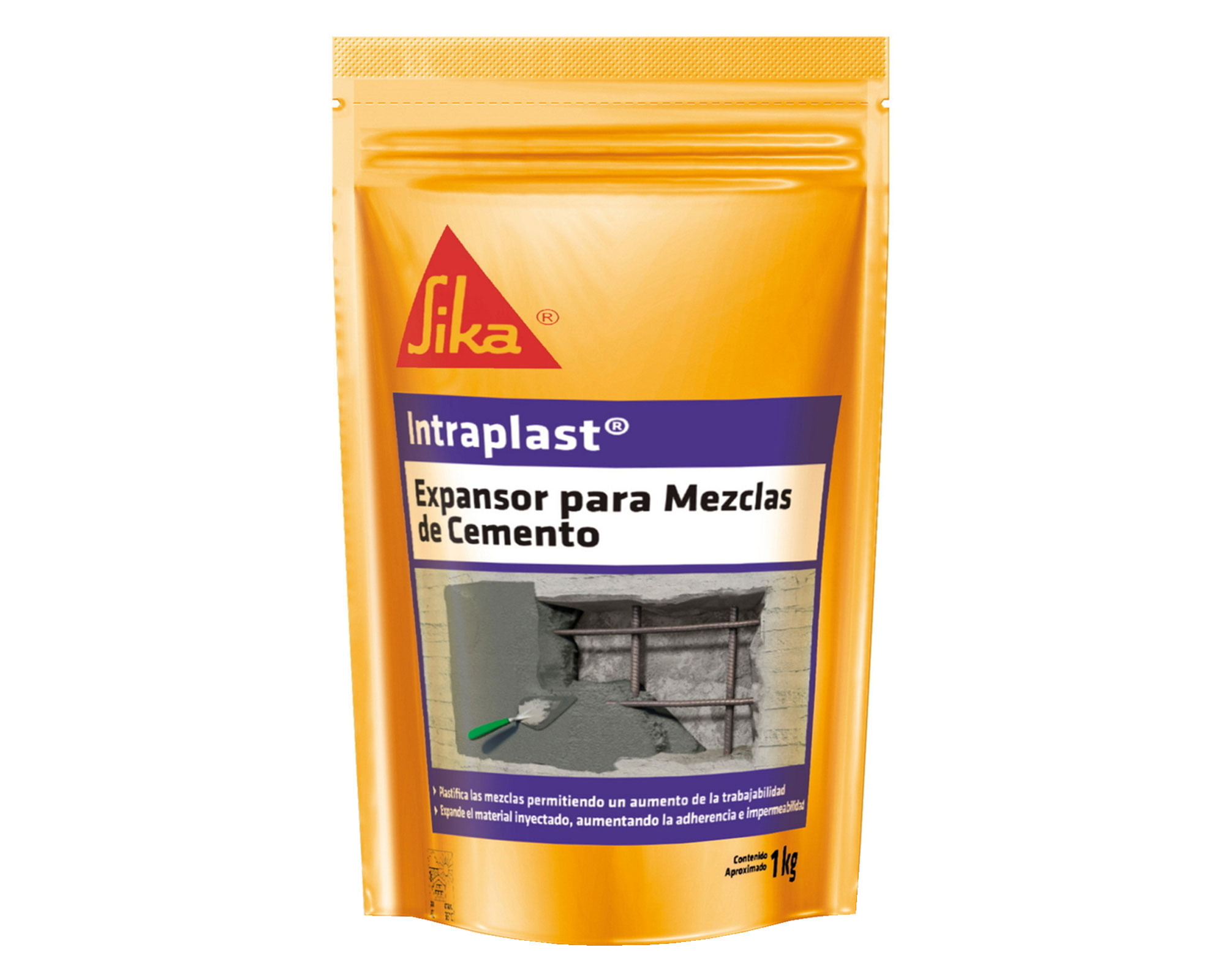 Expansor mezcla cemento 1 kg Intraplast Sika