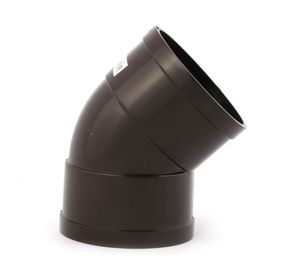 Codo 45º H-H PVC café