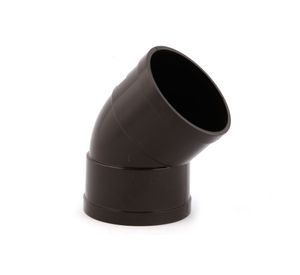 Codo 45º H-H PVC café