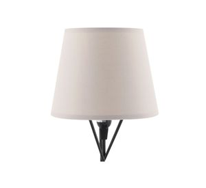 Lámpara sobremesa 1L E14 Gatria base negro Abitare