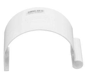 Unión canaleta PVC blanco