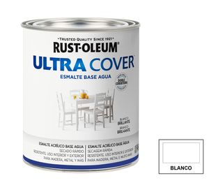 Esmalte al agua 946 ml Ultra cover blanco brillante Rust-Oleum