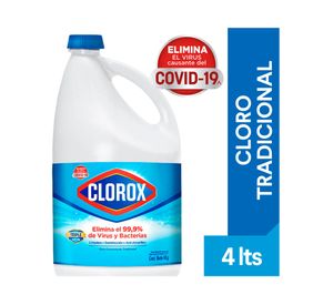 Cloro líquido tradicional 4 lt