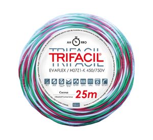 Cable trifácil evaflex 2,5 mm 25 m Cocesa