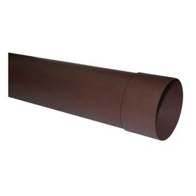 Tubo bajada canaleta 3 m PVC marrón