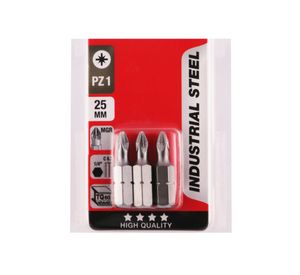 Puntas pozidriv PZ1 25 mm 3 unidades KWB