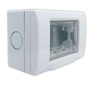 Caja sigma 3 módulos gris Kalop