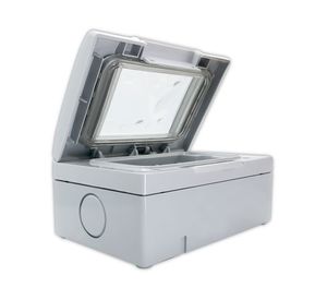 Caja sigma 3 módulos gris Kalop