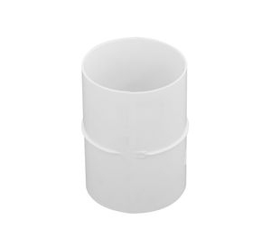 Copla de bajada PVC blanco