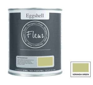 Pintura 750 ml Eggshell veranda green semi satín Fleur