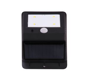 Aplique solar muro 1L LED mini negro ByP
