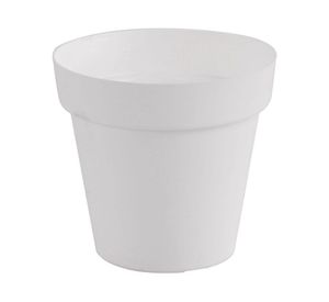 Macetero 14 cm Capri blanco Outzen