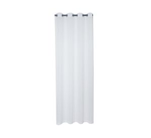 Cortina velo 140x230 cm deshilado blanco Cotidiana