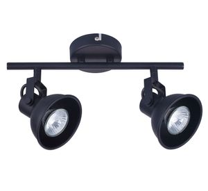 Spot 2L GU10 Aglaia negro Abitare