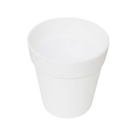 Macetero 18 cm Capri blanco
