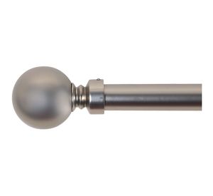Barra extensible 120/210 cm esfera nickel satinado Cotidiana