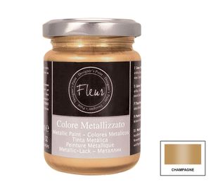 Pintura metálica 130 ml champagne Fleur