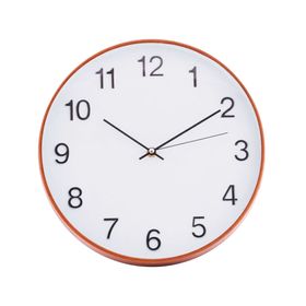 Reloj 30 cm blanco/café Cotidiana