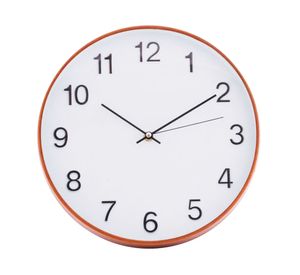 Reloj 30 cm blanco/café Cotidiana