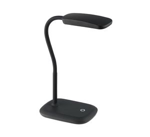 Lámpara escritorio LED 280 lúmenes Kozma touch negro Abitare