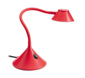 Lámpara escritorio LED Moses rojo