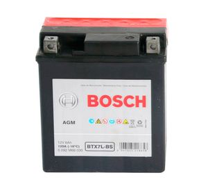 Batería moto 6AH 120CCA derecho BTX7L-BS Bosch