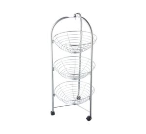 Carro organizador Cotidiana 3 Niveles Redondo 75x32 cm