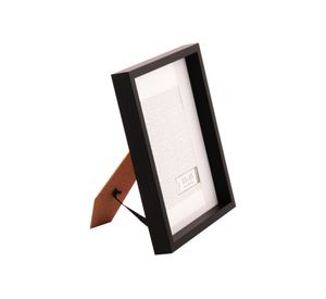 Marco foto paspartú 13x18 cm Box negro Cotidiana