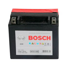 Batería moto 12AH 210CCA izquierdo BTX14-BS Bosch