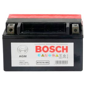 Batería moto 6AH 100CCA izquierdo BTX7A-BS Bosch