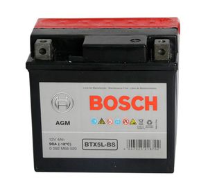Batería moto 4AH 90CCA derecho BTX5L-BS Bosch