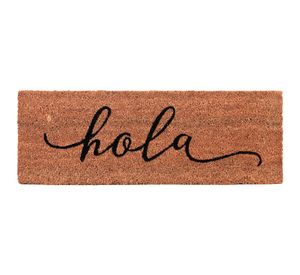 Limpiapiés coco 25x75 cm hola Cotidiana