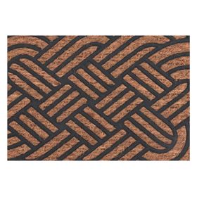 Limpiapiés coco 45x75 cm ovalado Cotidiana