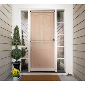 Mosquitero Puerta Abatir Malla Negra 1x2,4 M