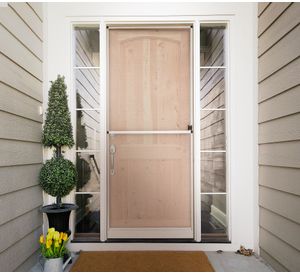 Mosquitero Puerta Abatir Malla Negra 1x2,4 M