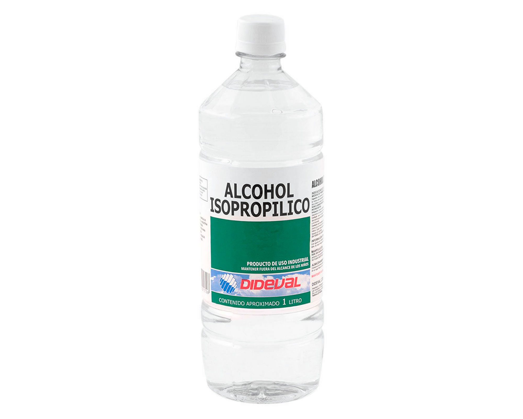 Alcohol isopropílico 1 litro Dideval