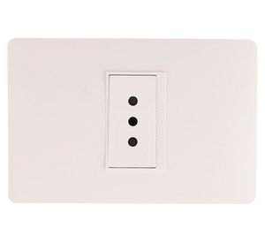 Enchufe armado 10A 250V 2P+T blanco Bticino