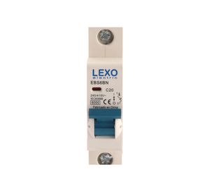 Interruptor automático C 20A EBS6BN Lexo