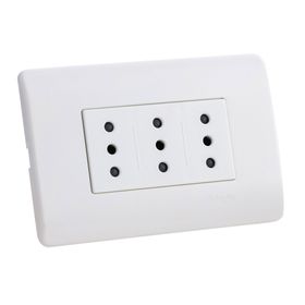 Placa armada toma corriente 3M Génesis Schneider